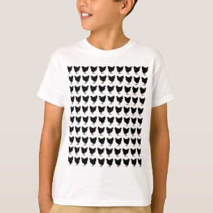 Camiseta 100 galinhas - preto