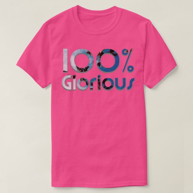 Camiseta 100 Glorioso (Frente do Design)