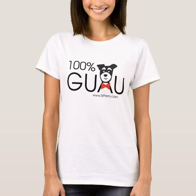 Camiseta 100% Guau (Frente)