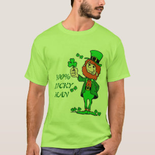 Camiseta 100% Homem Sortudo