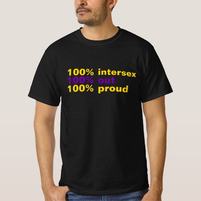 Camiseta 100% Intersexo (Frente)