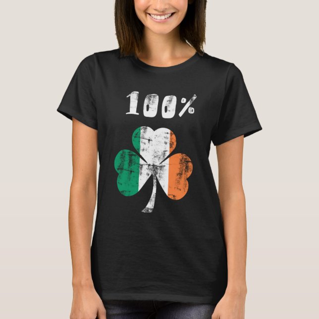 Camiseta 100% irlandês (Frente)