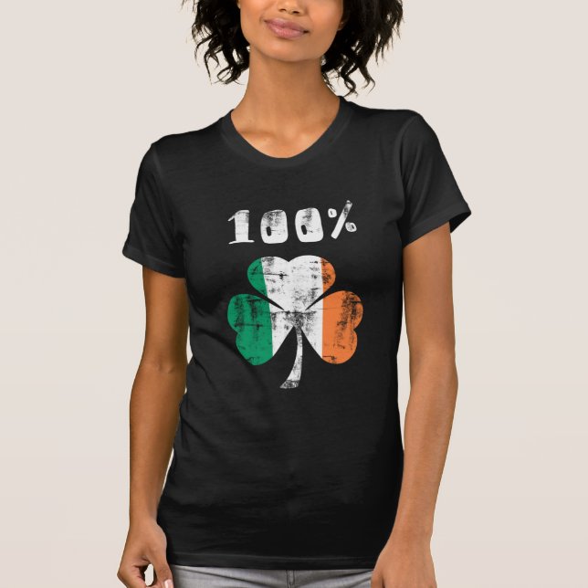 Camiseta 100% irlandês (Frente)