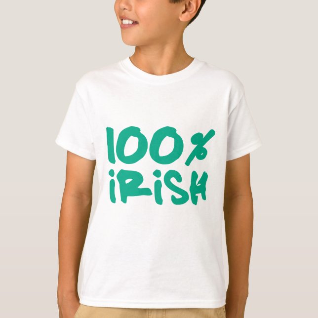 Camiseta 100% irlandês (Frente)