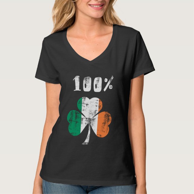 Camiseta 100% Irlandês (Frente)