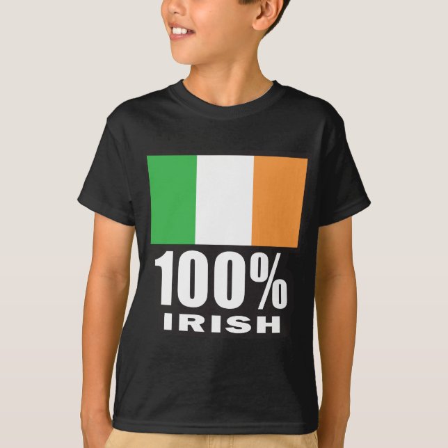 Camiseta 100% irlandês/Rua. Dia de Patrick (Frente)