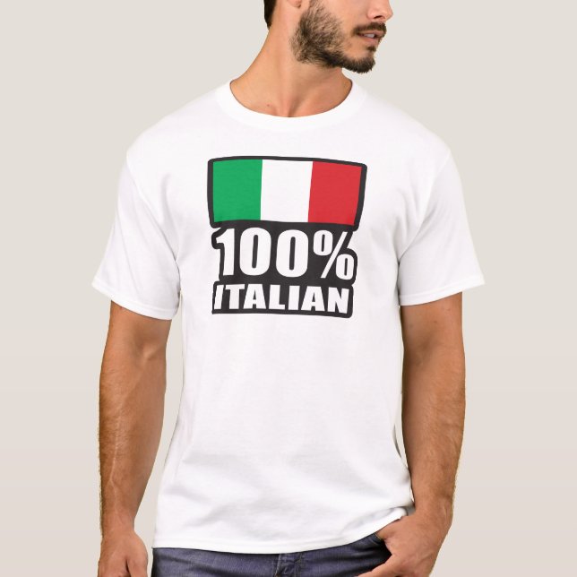 Camiseta 100% Italiano (Frente)
