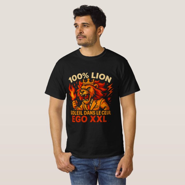 CAMISETA 100 % LION (Frente Completa)
