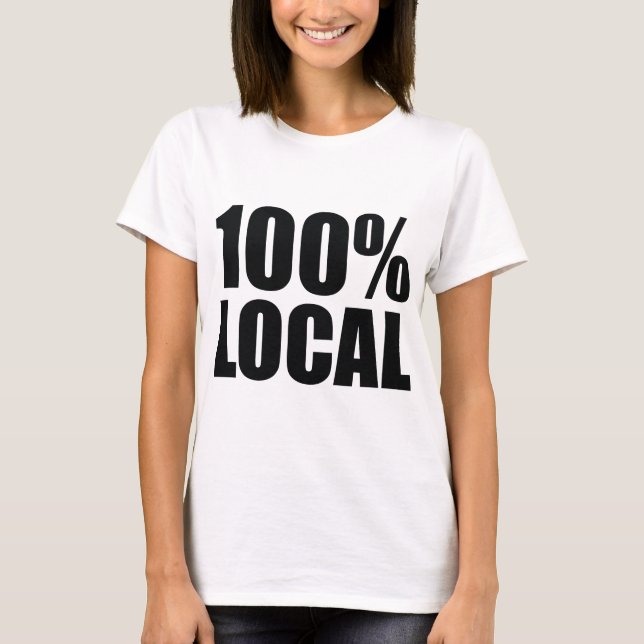 Camiseta 100% Local (Frente)