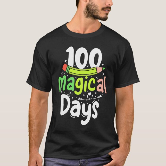 Camiseta 100 Magical Days of School (Frente)