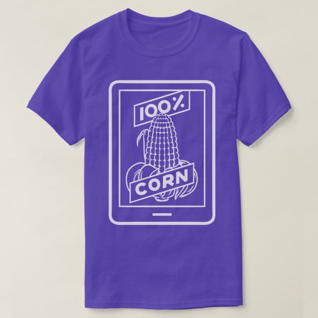 Camiseta 100 Milho (Frente do Design)