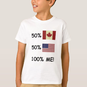 Camiseta 100% MIM canadense/americano