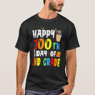 Camiseta 100.o dia da escola 100 dias do segundo segundo de