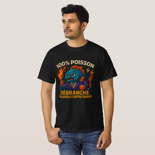 CAMISETA 100 % POISSON (Frente Completa)