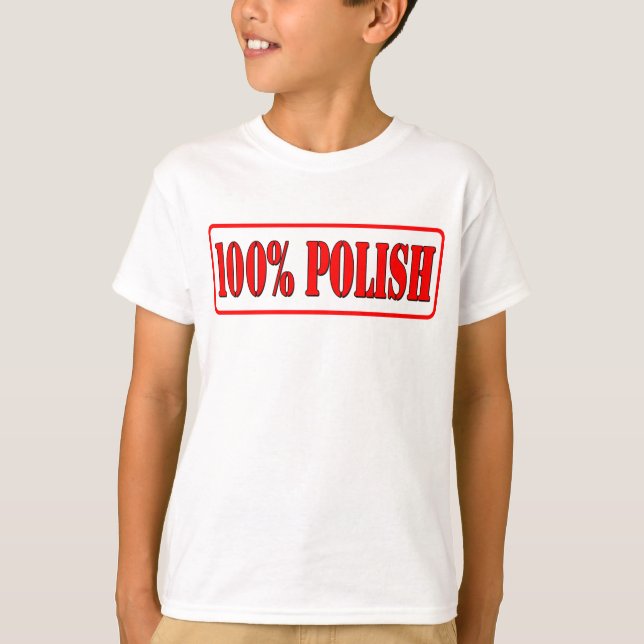 Camiseta 100% Polonês (Frente)