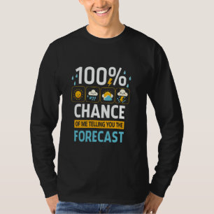Camiseta 100 Por Cento De Mim Dizendo Que Você Previu Mete