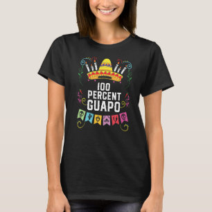 Camiseta 100 Por Cento Do Orgulho Mexicano Espanhol Latino