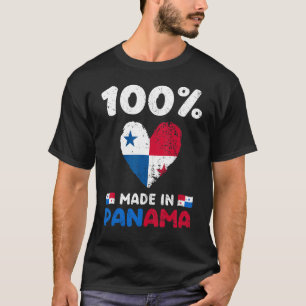 Camiseta 100 Por Cento Feitos Em Meninas Do Panamá, Panamá,