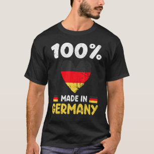 Camiseta 100 Por Cento Feitos Na Alemanha Meninos Alemães