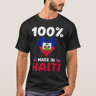Camiseta 100 Por Cento Feitos No Haiti Meninos Haitianos Cr