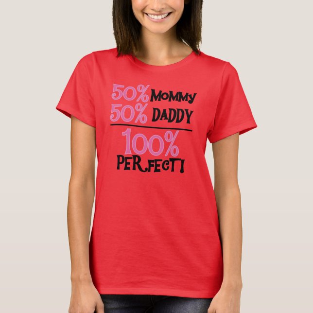 Camiseta 100% Rosa Perfeito (Frente)