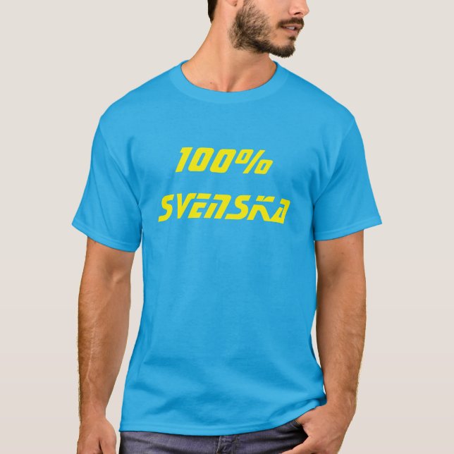 Camiseta 100% Sueco (Frente)