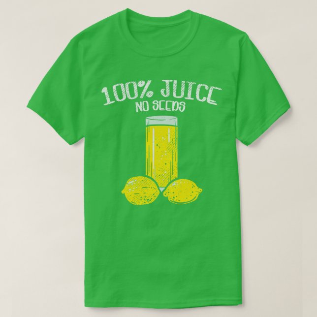 Camiseta 100 Sumo Sem Sementes Engraçadas Vasectomia Presen (Frente do Design)