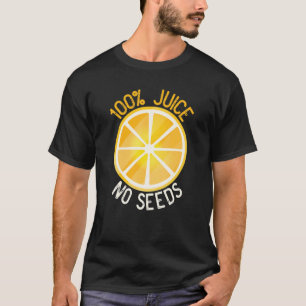 Camiseta 100 Sumo Sem Sementes Vasectomia Masculina Laranja