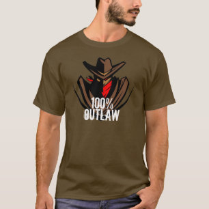 Camiseta 100% t-shirt foragidos