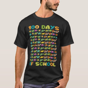Camiseta 100 Tartarugas 100 Dias De Escola Amantes De Tarta