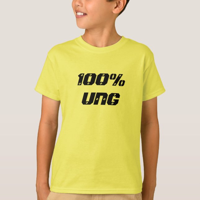 Camiseta 100% Ung| 100% Jovens (Frente)