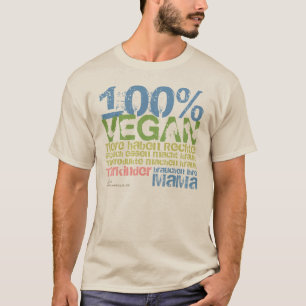CAMISETA 100% VEGAN -/