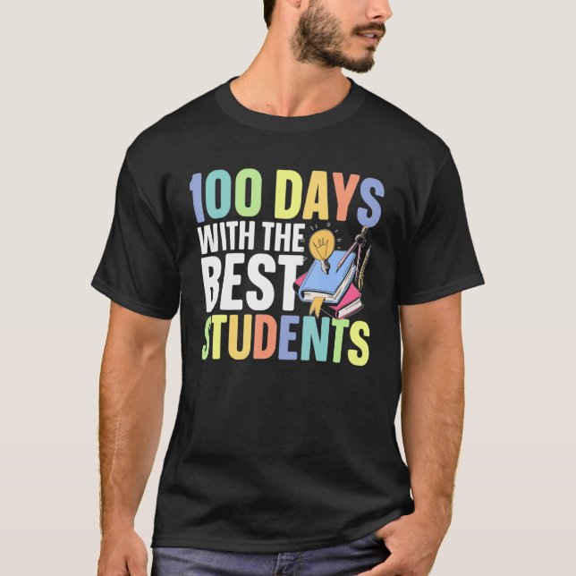 Camiseta 100th Day Grade School Teacher 3 (Frente)