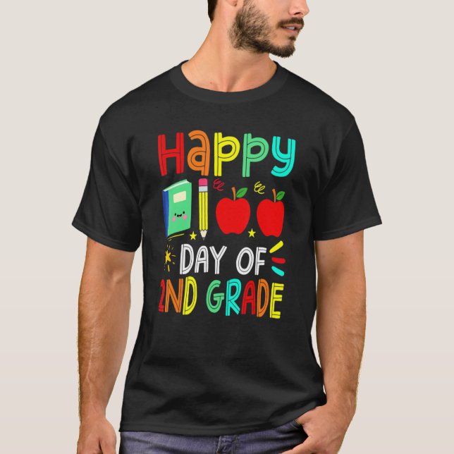 Camiseta 100th Day Of 2nd Grade Teachers Costume 100 Days S (Frente)
