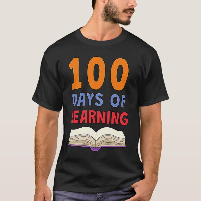 Camiseta 100th Day of School 100 Days of Learning Smarter T (Frente)