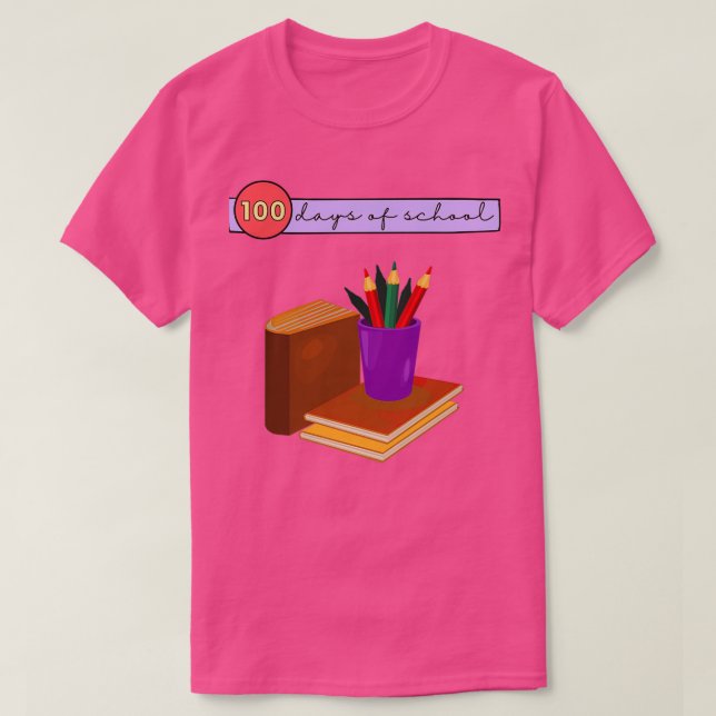 Camiseta 100th Day of School 100 Days Teacher Student Smart (Frente do Design)