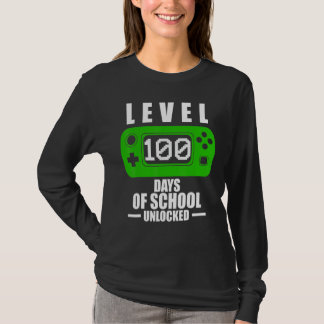 Camiseta 100th Day of School Boys 100 Days of School Gaming