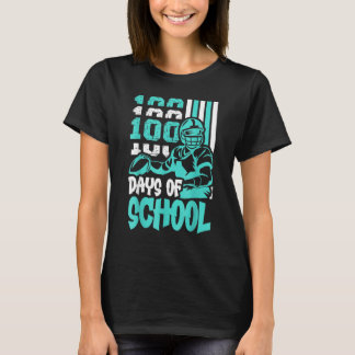 Camiseta 100th Day of School Football Kids 100 Days Of Scho