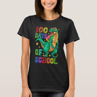 Camiseta 100th Day Of School Happy 100 Days Of School Dinos