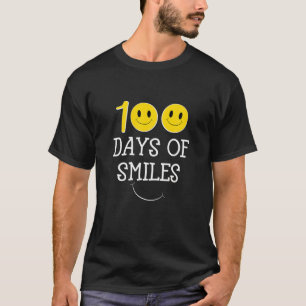 Camiseta 100Th Day Of School Happy 100 Days Smiles