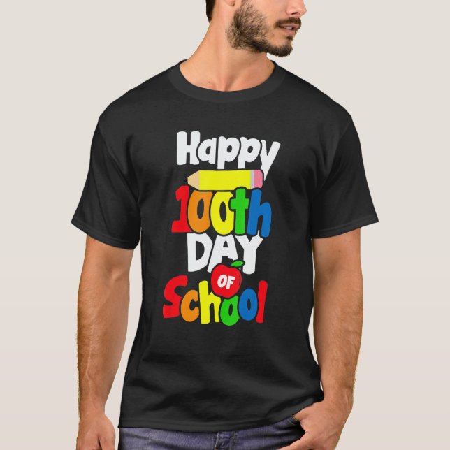 Camiseta 100th Day Of School Magical School Day Teacher and (Frente)