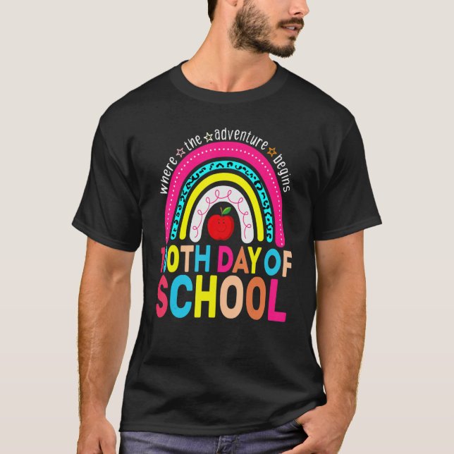 Camiseta 100th Day Of School Teacher 100 Days Smarter Leopa (Frente)