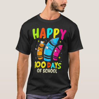 Camiseta 100th Day Of School Teacher 100 Days Smarter Rainb