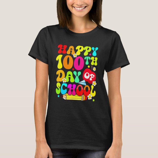 Camiseta 100th Day Of School Teachers Costume 100 Days Stud (Frente)