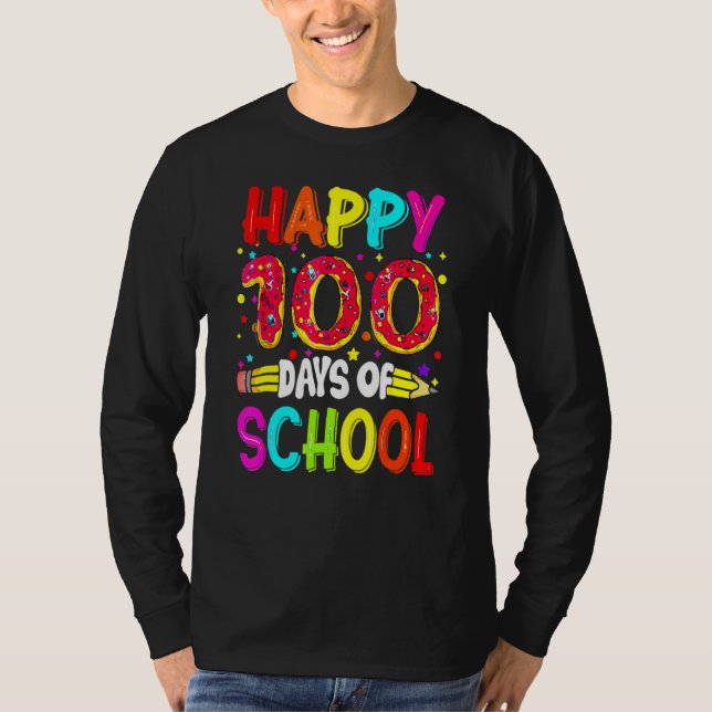 Camiseta 100th Day Of School Teachers Kids Child Happy 100  (Frente)