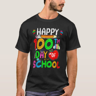 Camiseta 100th Day of School Teachers Kids Child Happy 100 