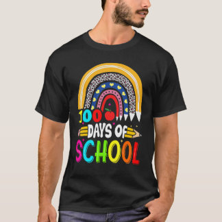 Camiseta 100th Days of School Teacher Kids - 100 Days Smart