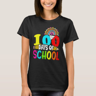 Camiseta 100th Days of School Teacher Kids - 100 Days Smart
