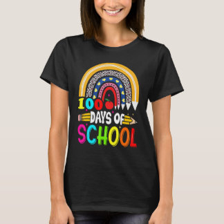 Camiseta 100th Days of School Teacher Kids - 100 Days Smart