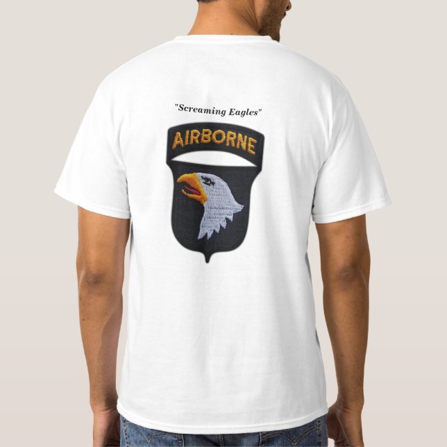 Camiseta 1010Águas gritantes da divisão aérea ABN (Verso)